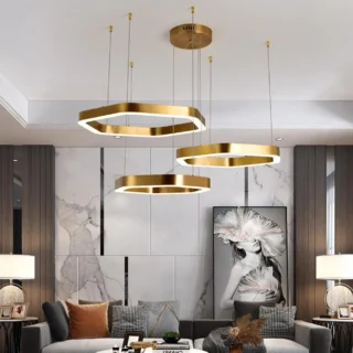 Stainless Steel LED Chandelier