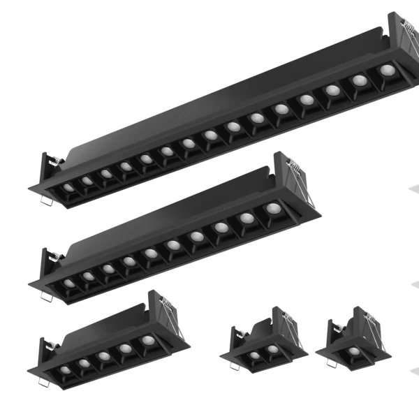 rectangular adjustable downlight