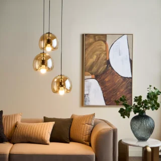 Glass Cluster Pendant Light