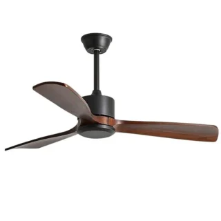 Solid Wood Ceiling Fan with Remote Control