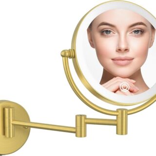Rechargeable Wall Mounted LED Makeup Mirror